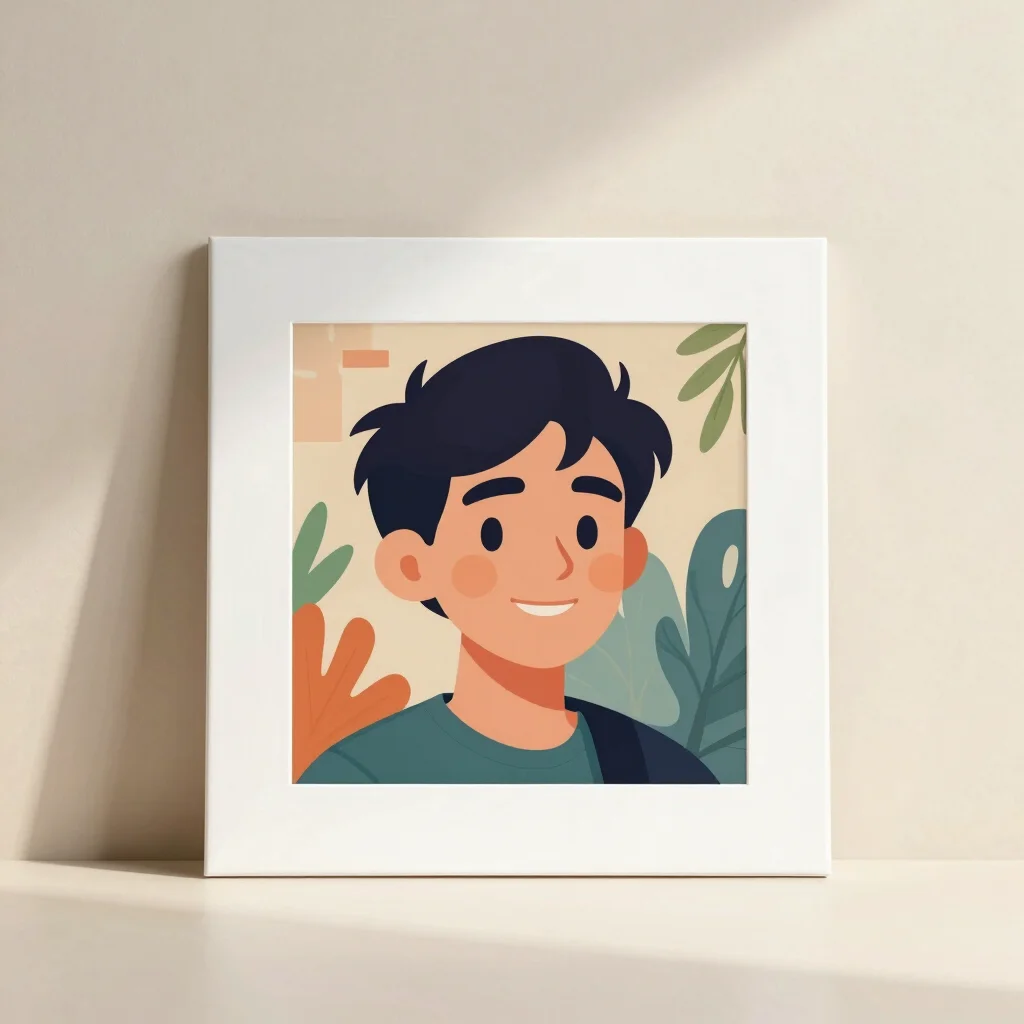 Cartoon Portrait Poster