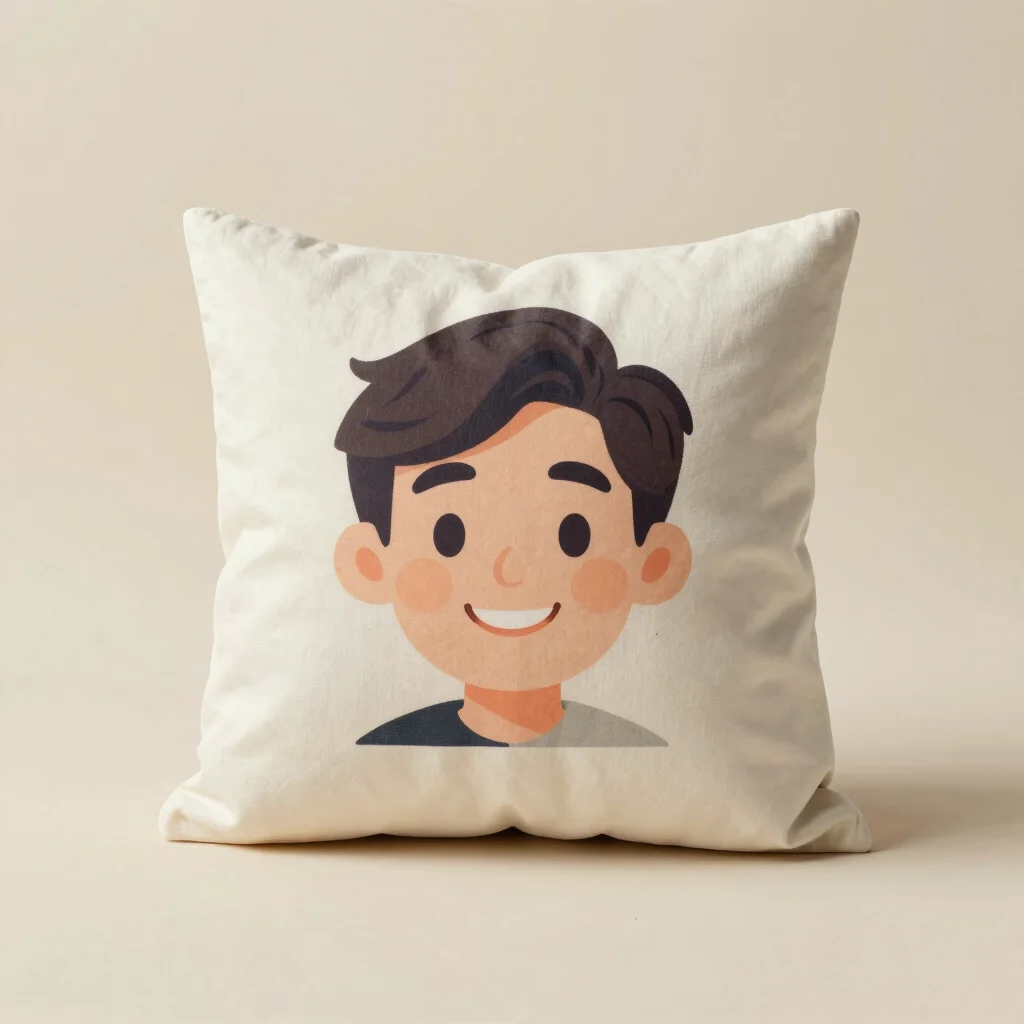 Personalised Cartoon Cushion
